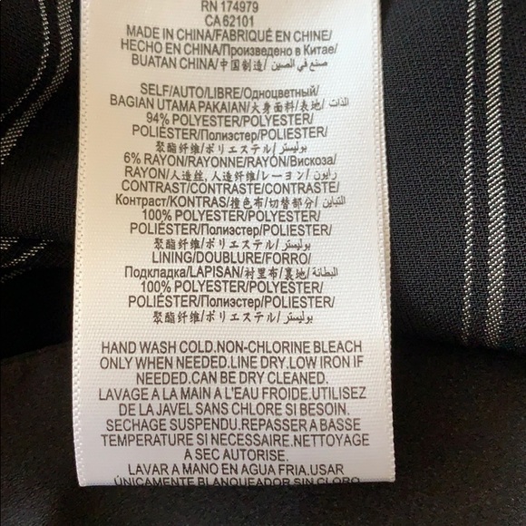 BCBGMAXAZRIA Stripe Print Pants size XS - Picture 6 of 6